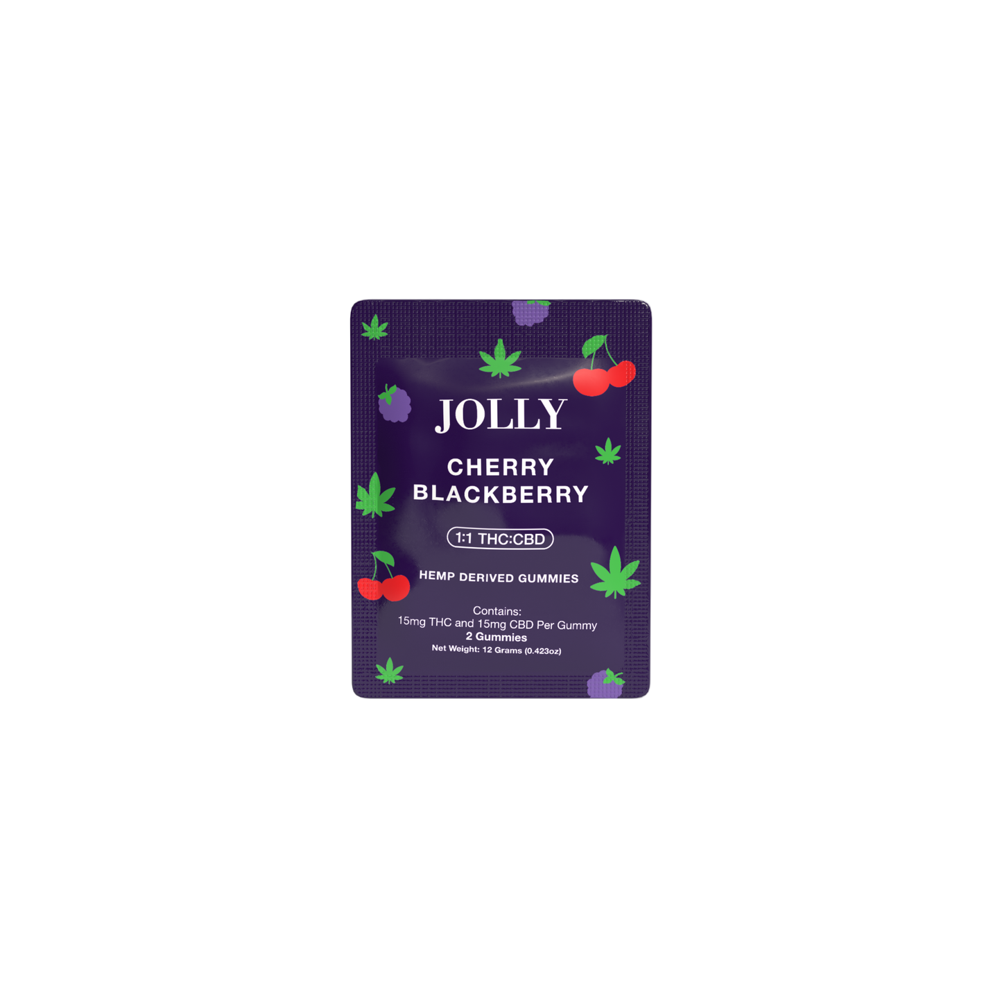 15mg (2ct) Cherry Blackberry Vegan Gummies