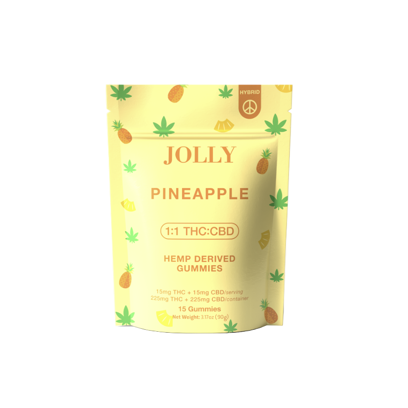15mg Pineapple Vegan Gummies