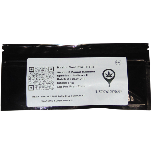 9 Pound Hammer Hash Core Pre - Rolls