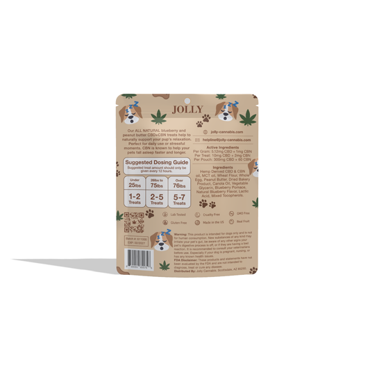 Jam Butter Sleepy Dog Treats