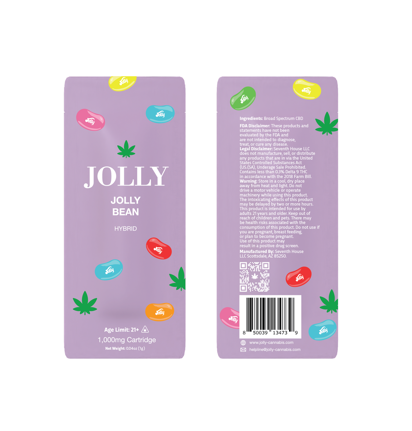CBD Cartridge - Jolly Bean
