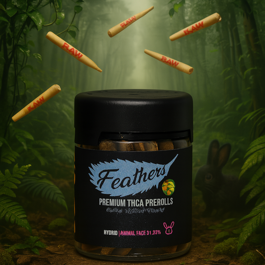 Animal Face 50ct Pre - Roll Jar