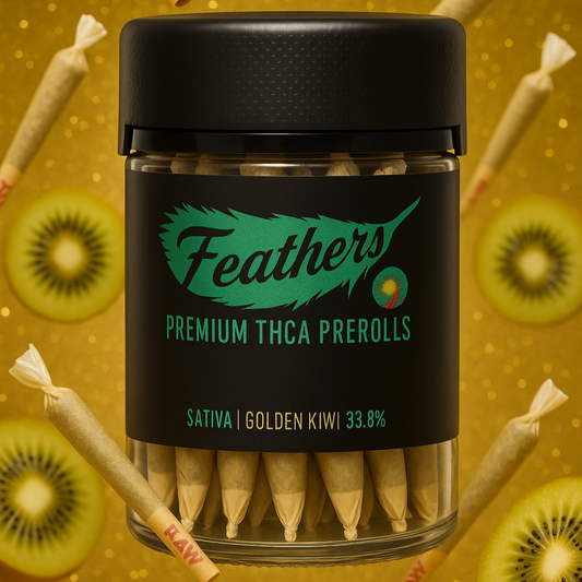 Golden Kiwi 50ct Pre - Roll Jar