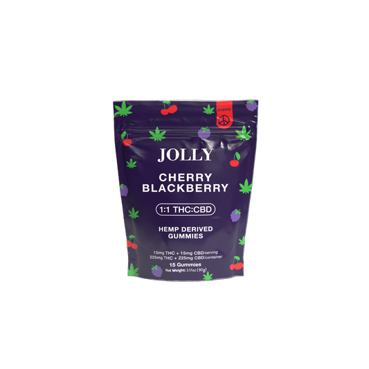 15mg (15ct) Cherry Blackberry Vegan Gummies