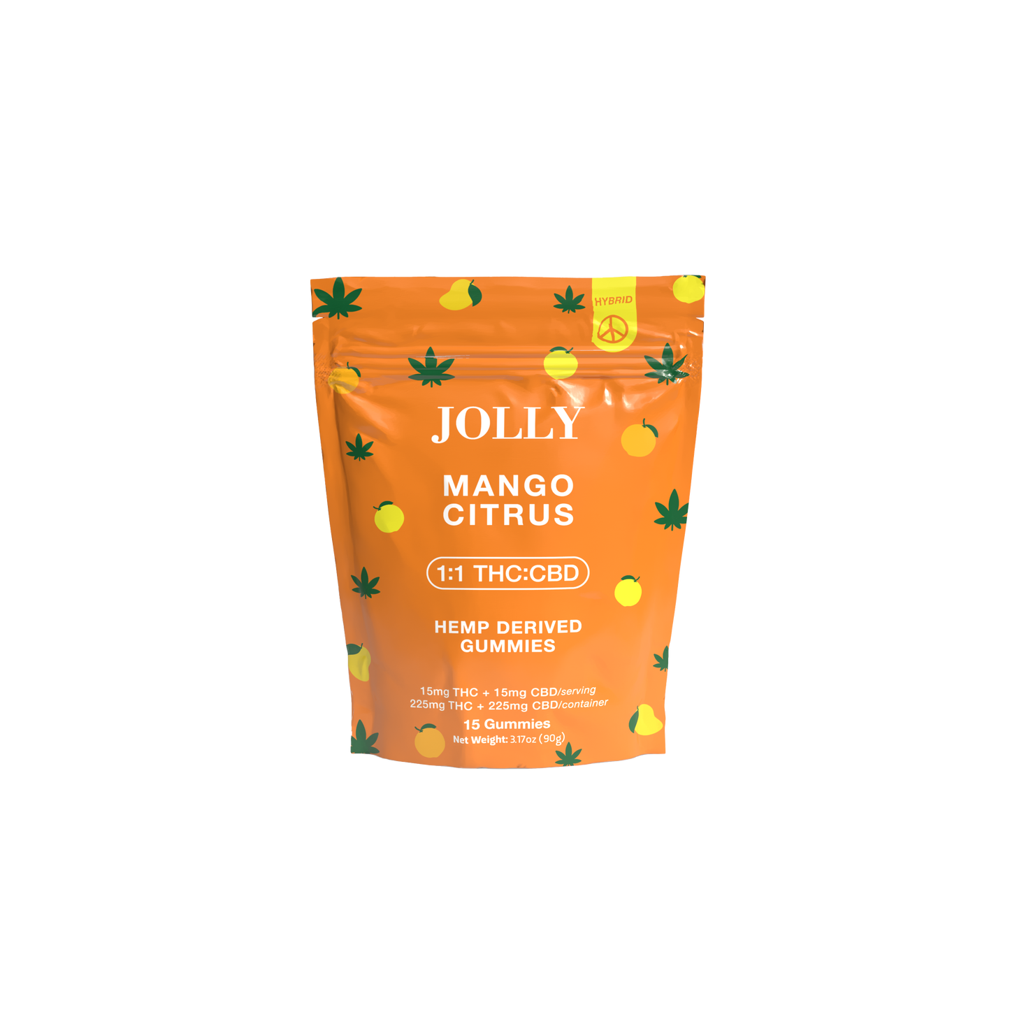 15mg (15ct) Mango Citrus Vegan Gummies