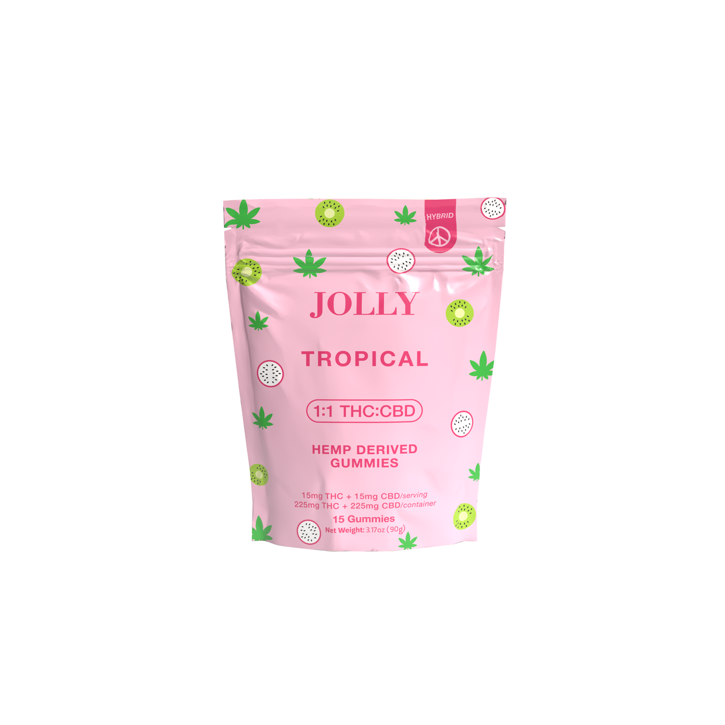 15mg (15ct) Tropical Vegan Gummies