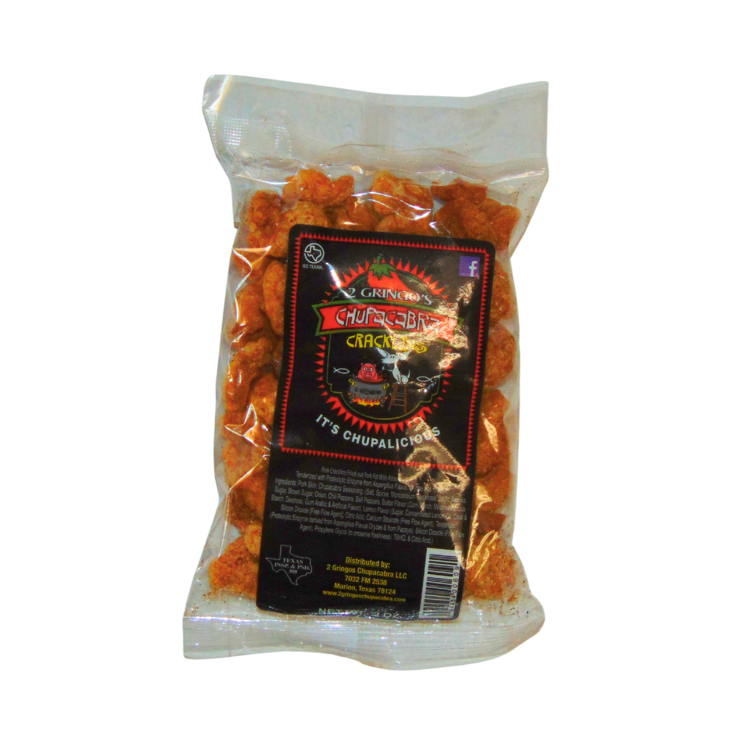 2 Gringos Chupacabra Chicharrónes - 2 oz