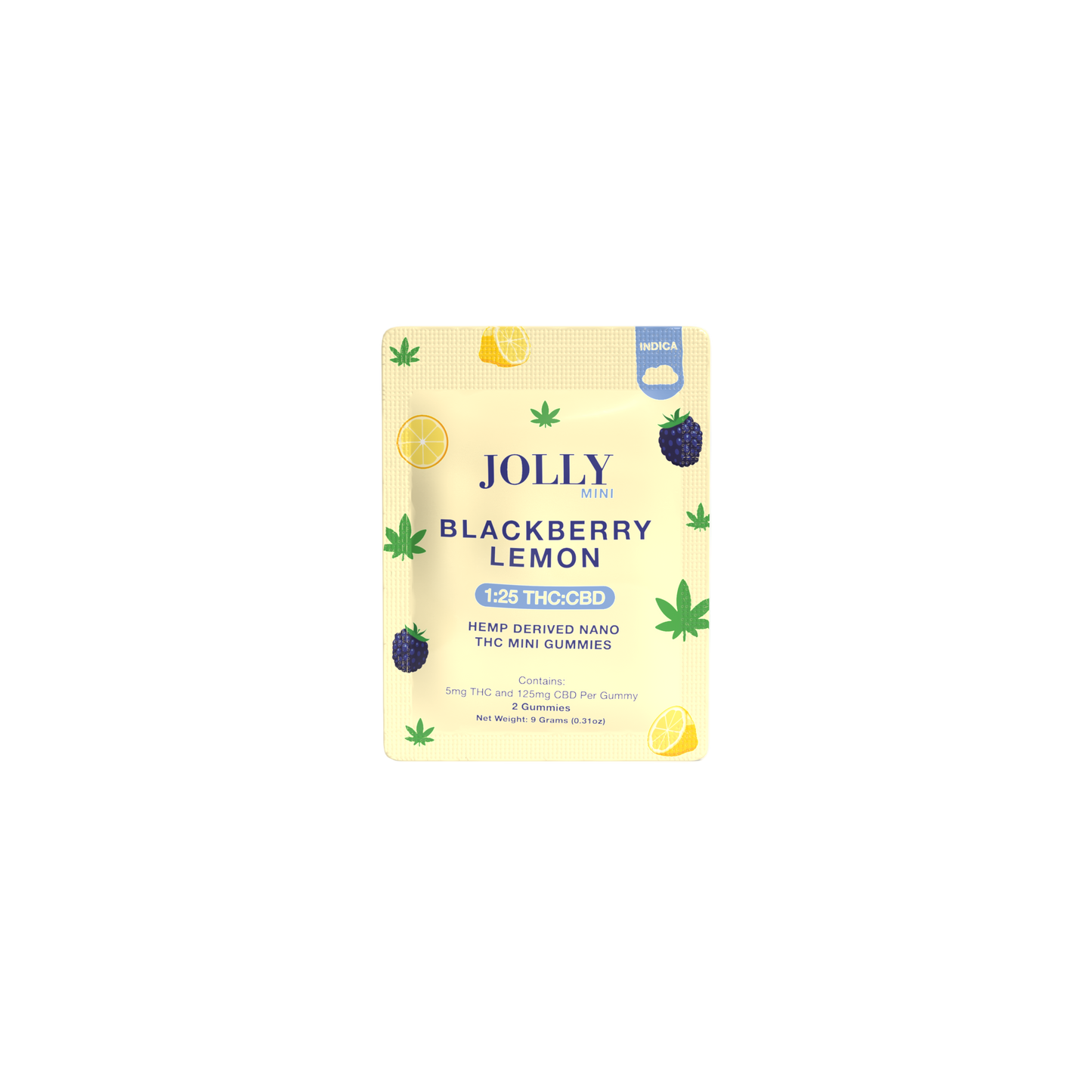 5mg (2ct) Blackberry Lemon (Indica) Vegan Gummies