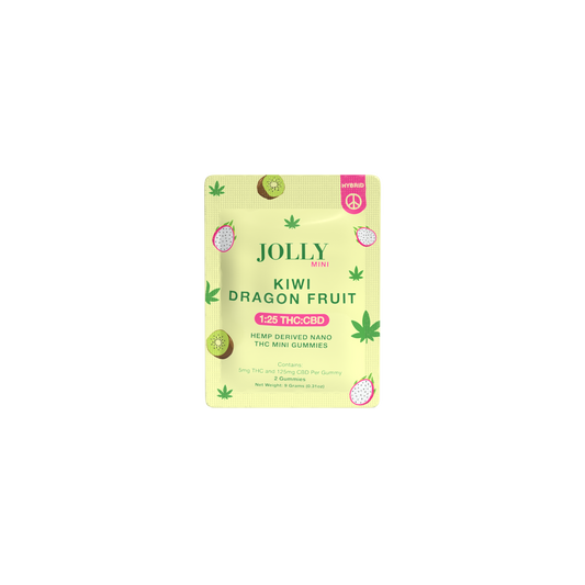 5mg (2ct) Kiwi Dragon Fruit (Hybrid) Vegan Gummies