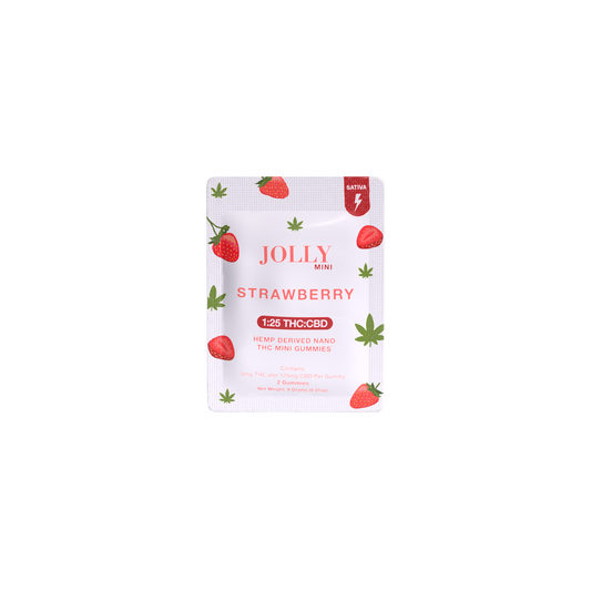 5mg (2ct) Strawberry (Sativa) Vegan Gummies