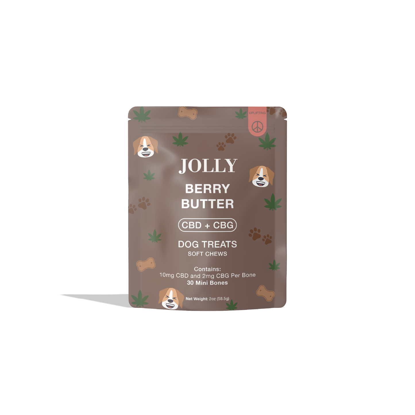 Mood- Boosting Berry Butter Dog Treats