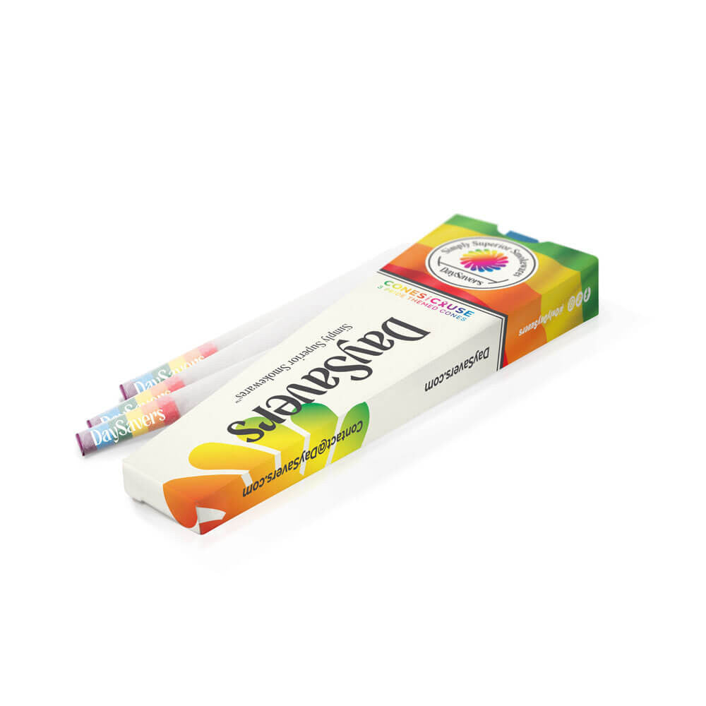Rainbow Tip Cones