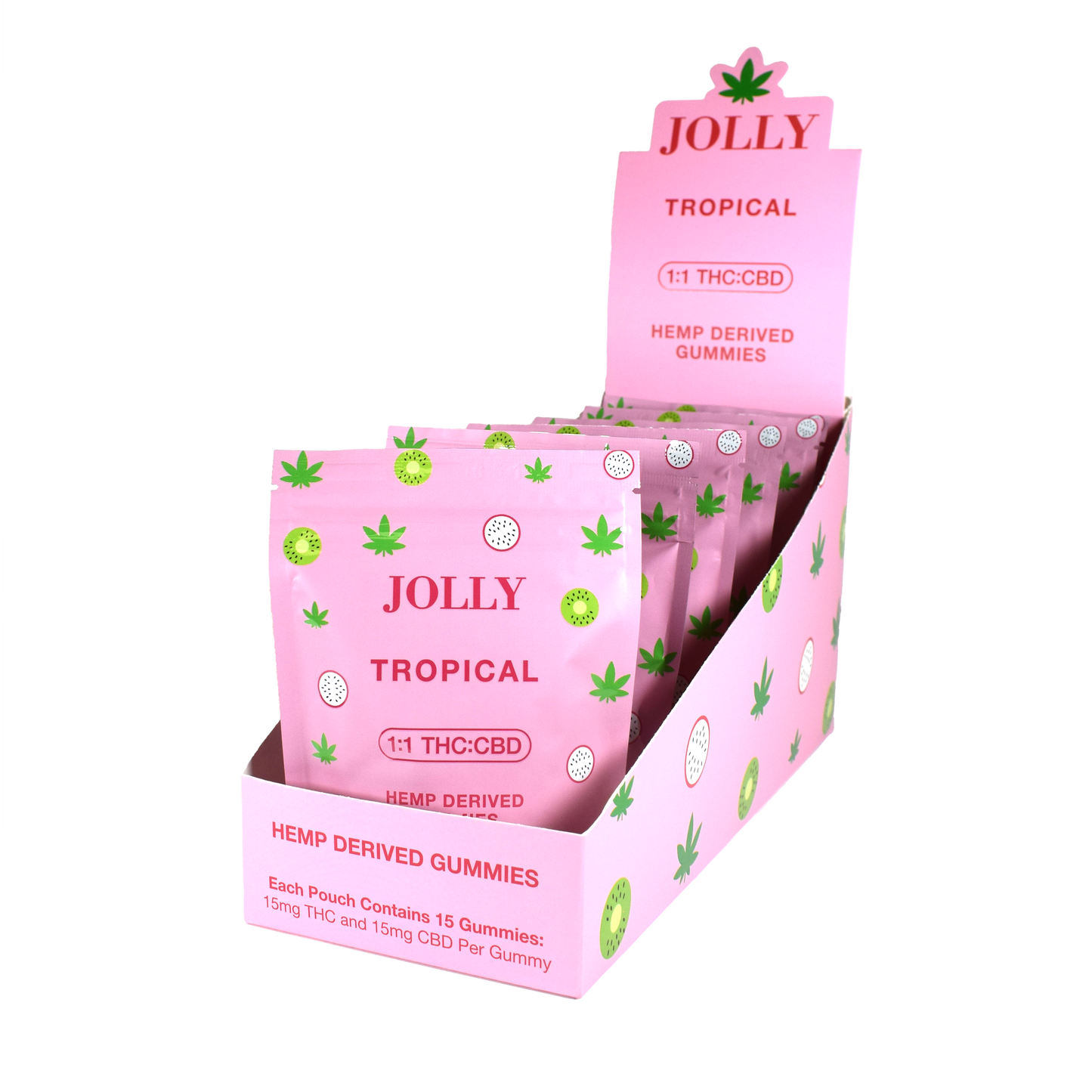15mg (15ct) Tropical Vegan Gummies