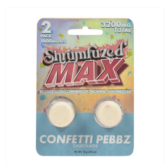 Confetti Pebbz 1600mg Chocolates