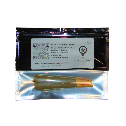Durban Poison Hash Core Pre - Rolls