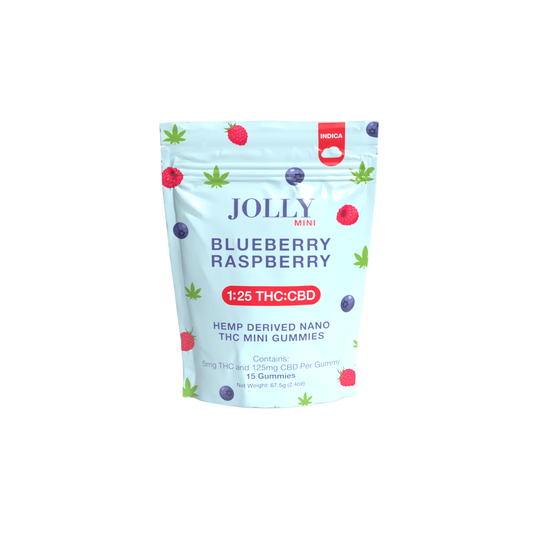Jolly- blueberry raspberry 5mg 15ct gummies 