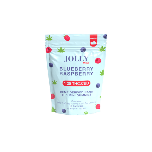 Jolly- blueberry raspberry 5mg 15ct gummies 