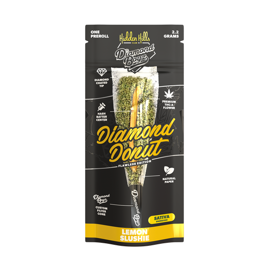 2.2G Diamond Donut | Lemon Slushie | Sativa Pre-Roll