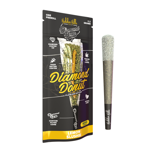2.2G Diamond Donut | Lemon Slushie | Sativa Pre-Roll