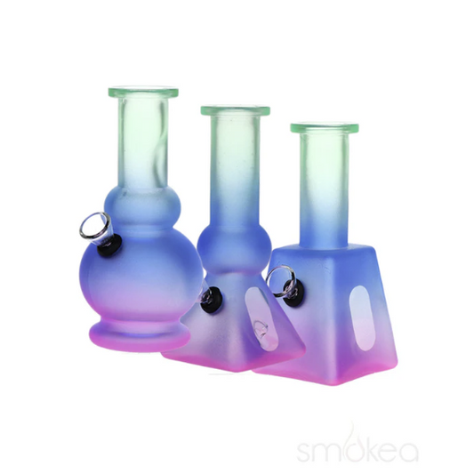 Neon Ombre Mini Glass Bong