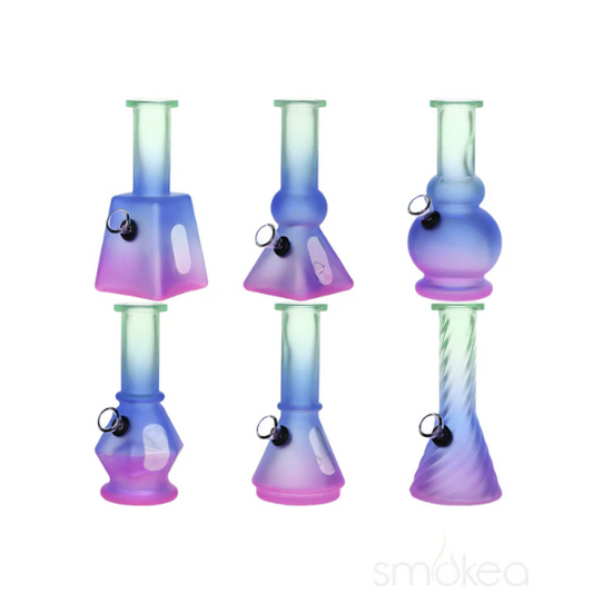 Neon Ombre Mini Glass Bong