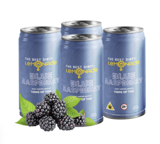 The best dirty lemonade 10mg thc drink - blue raspberry 