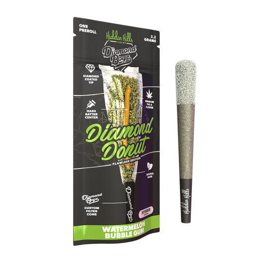 2.2G Diamond Donut | Watermelon Bubble Gum | Hybrid Pre-Roll
