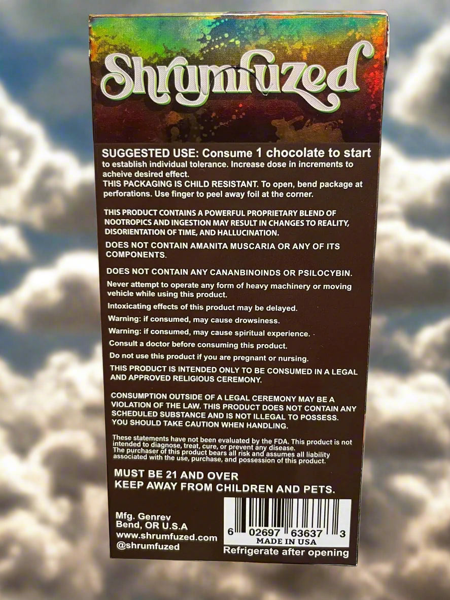 Shrumfuzed Mushroom Dark Chocolate